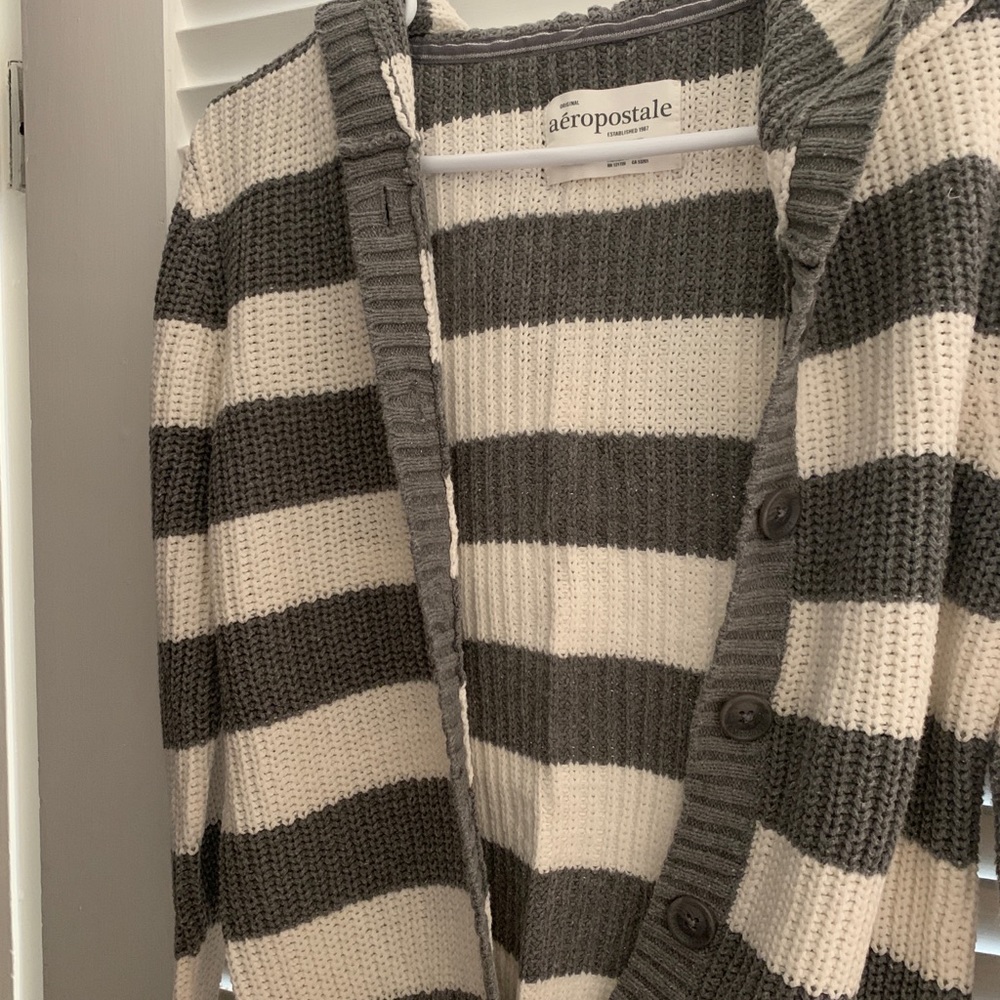 Aeropostale hooded cardigan - Picture 3 of 5